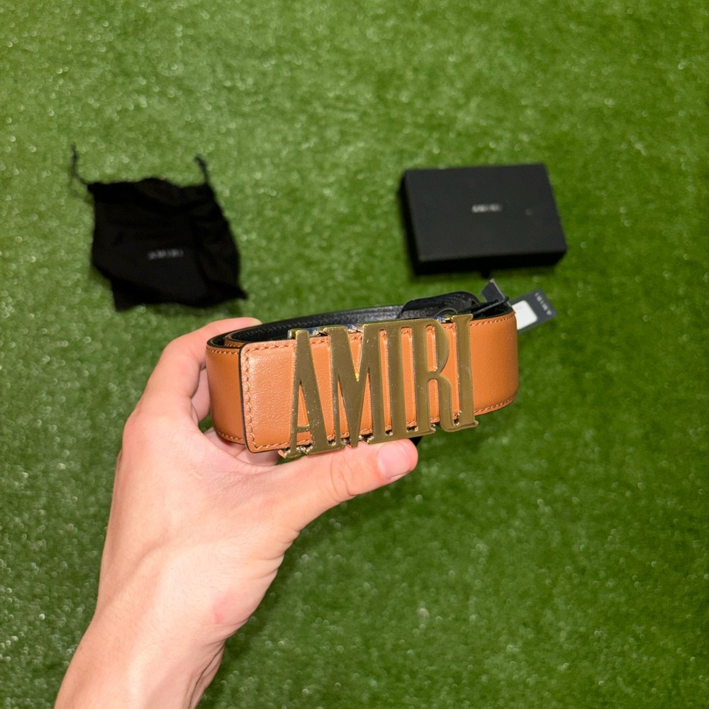 Amiri 4CM Napa Belt ‘Brown’